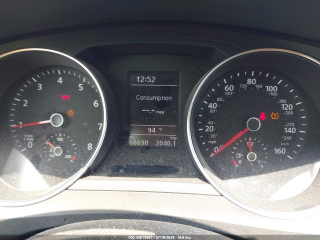2018 Volkswagen Jetta 1.4t Se/1.4t Wolfsburg Edition მანქანა იყიდება აუქციონზე, vin: 3VWB67AJXJM221298, აუქციონის ნომერი: 45610561