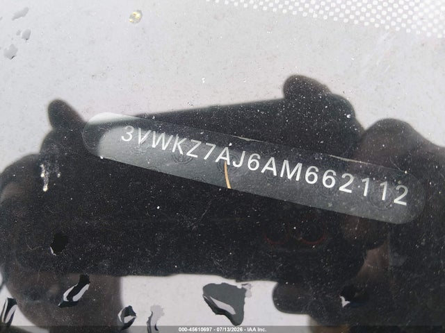Продаж на аукціоні авто 2010 Volkswagen Jetta S, vin: 3VWKZ7AJ6AM662112, номер лоту: 45610697