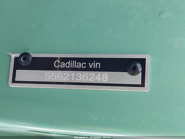 Aukcja sprzedaży 1955 Cadillac Series 62, vin: 5562136248, numer aukcji: 45610711