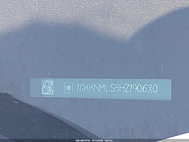 GMC Acadia Slt-1 2017 1GKKNMLS5HZ190680 Image 9
