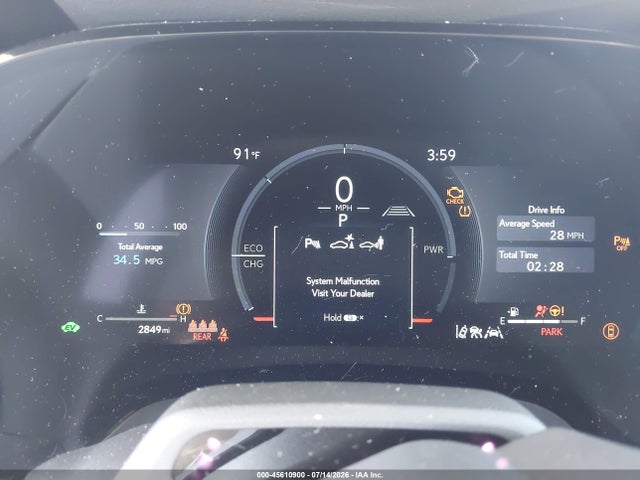 45610900 :رقم المزاد ، 2T2BBMCA5TC133485 vin ، 2026 Lexus Rx 350h Premium+ مزاد بيع