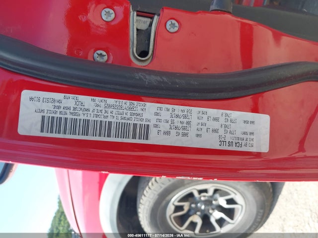 RAM 1500 Rebel 2016 1C6RR7YT6GS260025 Image 9