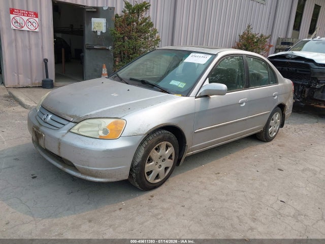 2002 Honda Civic Ex მანქანა იყიდება აუქციონზე, vin: 2HGES26832H569157, აუქციონის ნომერი: 45611393