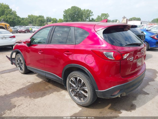 2016 Mazda Cx-5 Grand Touring მანქანა იყიდება აუქციონზე, vin: JM3KE4DY4G0735003, აუქციონის ნომერი: 45611394