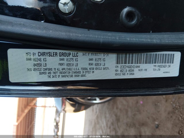 Dodge Challenger Sxt 2014 2C3CDYAG6EH314044 Image 9