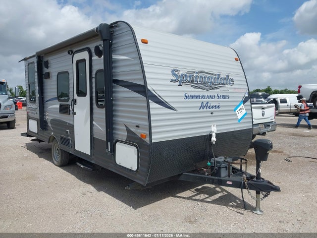 Auction sale of the 2017 Keystone Springdale, vin: 4YDT17516HW153587, lot number: 45611642