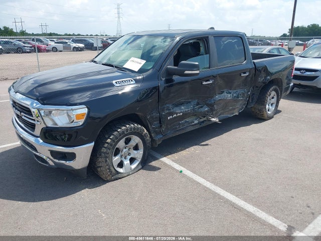 45611646 :رقم المزاد ، 1C6SRFFT9KN720008 vin ، 2019 Ram 1500 Big Horn/lone Star  4x4 5'7 Box مزاد بيع