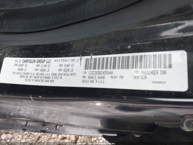 Aukcja sprzedaży 2012 Chrysler 200 Limited, vin: 1C3CCBCB6CN255440, numer aukcji: 45611701