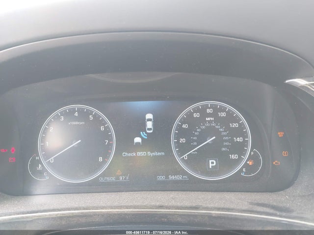 2014 Hyundai Equus Ultimate მანქანა იყიდება აუქციონზე, vin: KMHGH4JH8EU074085, აუქციონის ნომერი: 45611719
