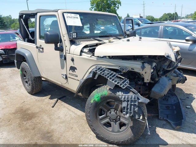 Продаж на аукціоні авто 2016 Jeep Wrangler Sport, vin: 1C4AJWAG5GL313716, номер лоту: 45611898