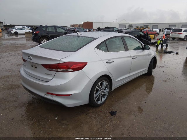 Продажа на аукционе авто 2017 Hyundai Elantra Limited, vin: KMHD84LFXHU065956, номер лота: 45612002
