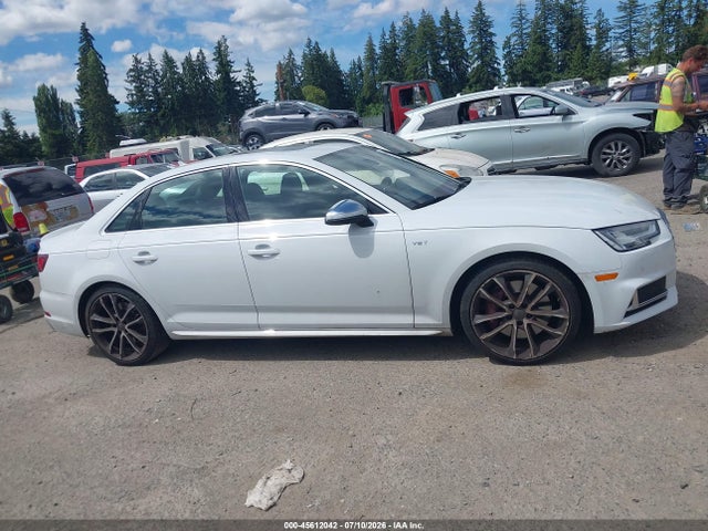 Продажа на аукционе авто 2018 Audi S4 3.0t Premium Plus, vin: WAUC4AF44JA009648, номер лота: 45612042
