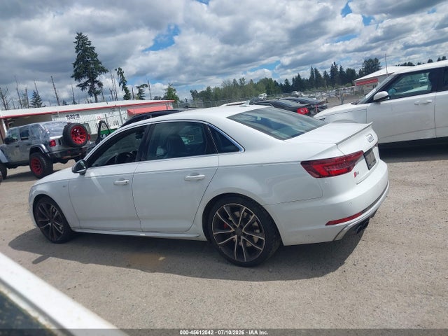 Продажа на аукционе авто 2018 Audi S4 3.0t Premium Plus, vin: WAUC4AF44JA009648, номер лота: 45612042