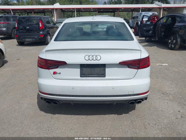Продажа на аукционе авто 2018 Audi S4 3.0t Premium Plus, vin: WAUC4AF44JA009648, номер лота: 45612042