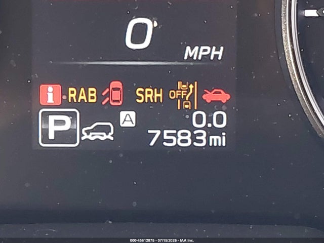 45612075 :رقم المزاد ، 4S4BTAPC1S3185260 vin ، 2025 Subaru Outback Touring مزاد بيع