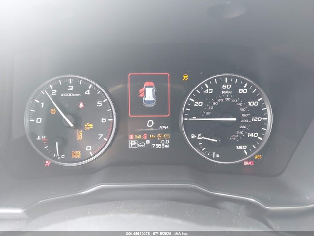45612075 :رقم المزاد ، 4S4BTAPC1S3185260 vin ، 2025 Subaru Outback Touring مزاد بيع