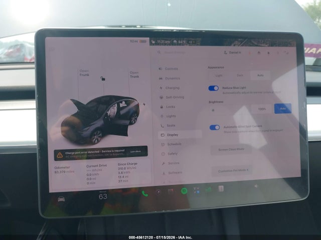 Продажа на аукционе авто 2021 Tesla Model Y Long Range Dual Motor All-wheel Drive, vin: 5YJYGDEE5MF263005, номер лота: 45612120