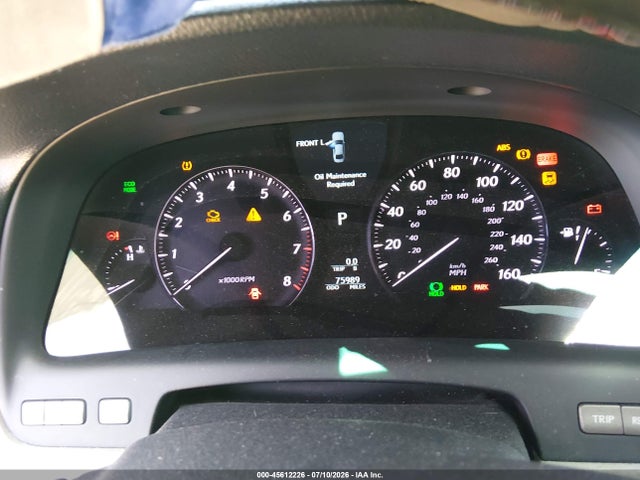 2010 Lexus Ls 460 მანქანა იყიდება აუქციონზე, vin: JTHBL5EF4A5099936, აუქციონის ნომერი: 45612226