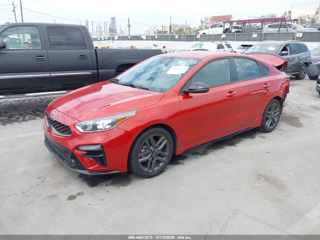 45612273 :رقم المزاد ، 3KPF34AD8ME409029 vin ، 2021 Kia Forte Gt-line مزاد بيع