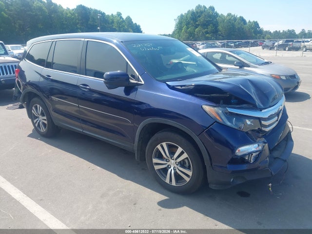 45612532 :رقم المزاد ، 5FNYF5H5XJB014490 vin ، 2018 Honda Pilot Ex-l مزاد بيع