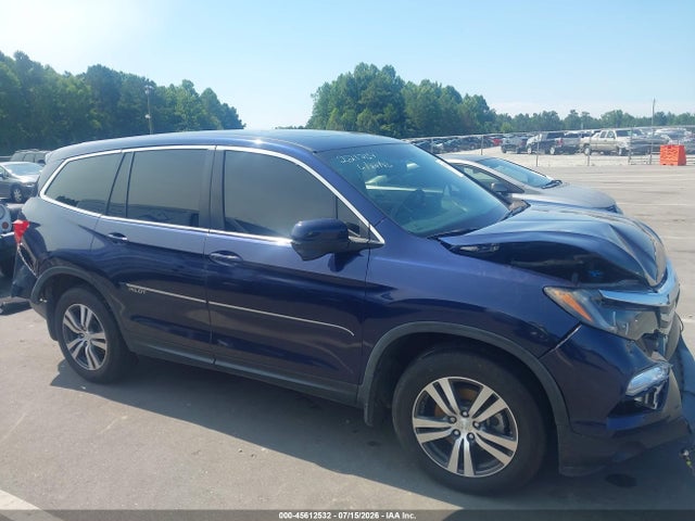 45612532 :رقم المزاد ، 5FNYF5H5XJB014490 vin ، 2018 Honda Pilot Ex-l مزاد بيع