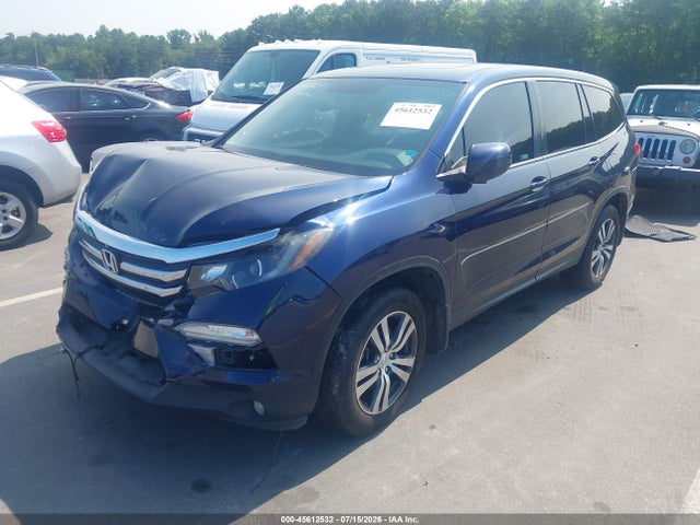 45612532 :رقم المزاد ، 5FNYF5H5XJB014490 vin ، 2018 Honda Pilot Ex-l مزاد بيع