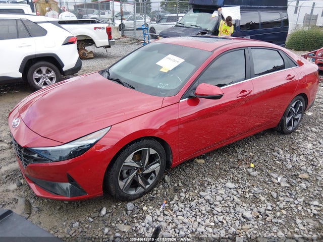 45612619 :رقم المزاد ، KMHLN4AJ0PU051509 vin ، 2023 Hyundai Elantra Hybrid Limited مزاد بيع