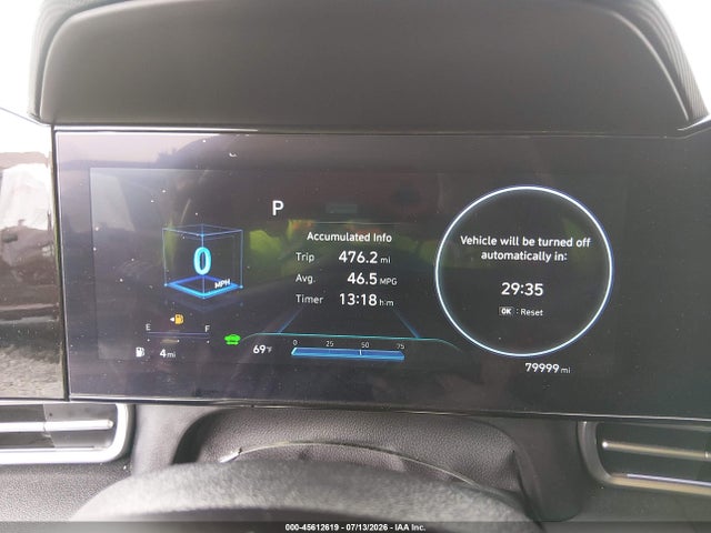 45612619 :رقم المزاد ، KMHLN4AJ0PU051509 vin ، 2023 Hyundai Elantra Hybrid Limited مزاد بيع