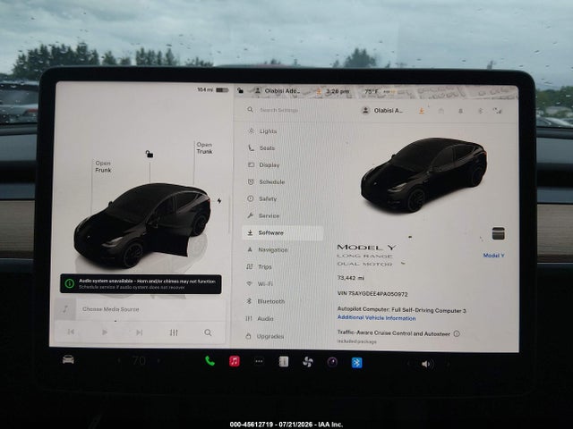 Aukcja sprzedaży 2023 Tesla Model Y Awd/long Range Dual Motor All-wheel Drive, vin: 7SAYGDEE4PA050972, numer aukcji: 45612719
