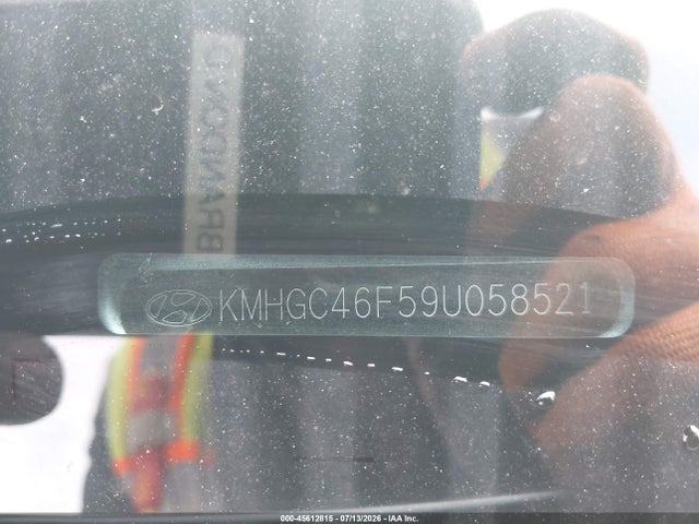 Продаж на аукціоні авто 2009 Hyundai Genesis 4.6, vin: KMHGC46F59U058521, номер лоту: 45612815