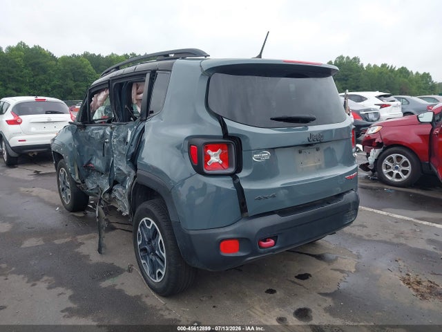 Продаж на аукціоні авто 2016 Jeep Renegade Trailhawk, vin: ZACCJBCT7GPD40522, номер лоту: 45612899