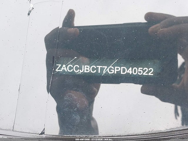 Продаж на аукціоні авто 2016 Jeep Renegade Trailhawk, vin: ZACCJBCT7GPD40522, номер лоту: 45612899