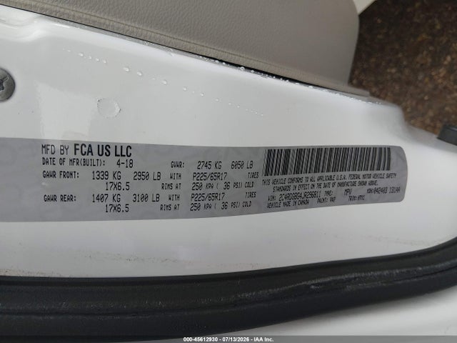 2C4RDGBG4JR296811 Dodge Grand Caravan Se