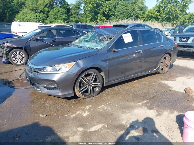 2017 Honda Accord Sport Se მანქანა იყიდება აუქციონზე, vin: 1HGCR2F17HA242841, აუქციონის ნომერი: 45612946