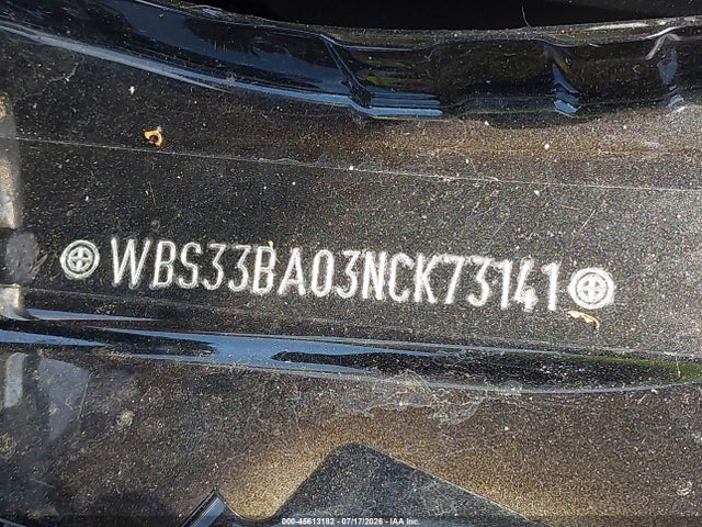 2022 Bmw M4 Competition Xdrive მანქანა იყიდება აუქციონზე, vin: WBS33BA03NCK73141, აუქციონის ნომერი: 45613182