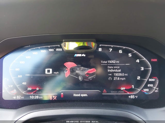 2022 Bmw M4 Competition Xdrive მანქანა იყიდება აუქციონზე, vin: WBS33BA03NCK73141, აუქციონის ნომერი: 45613182