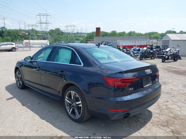 Продажа на аукционе авто 2018 Audi A4 2.0t Premium/2.0t Tech Premium, vin: WAUENAF46JA130199, номер лота: 45613196