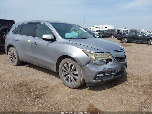 2016 Acura Mdx Technology   Acurawatch Plus Packages/technology Package მანქანა იყიდება აუქციონზე, vin: 5FRYD3H40GB016421, აუქციონის ნომერი: 45613240