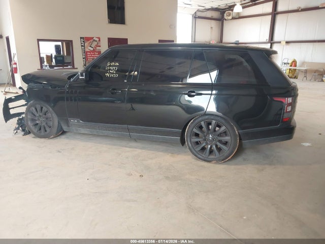 2016 Land Rover Range Rover 5.0l V8 Supercharged მანქანა იყიდება აუქციონზე, vin: SALGS3EF5GA259197, აუქციონის ნომერი: 45613356