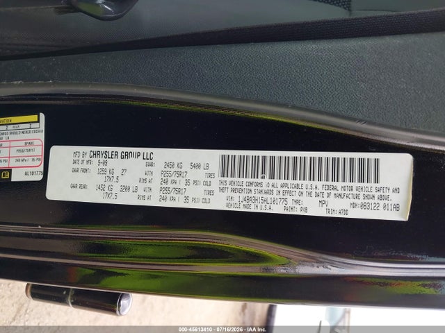 Auction sale of the 2010 Jeep Wrangler Unlimited Sport, vin: 1J4BA3H15AL101775, lot number: 45613410
