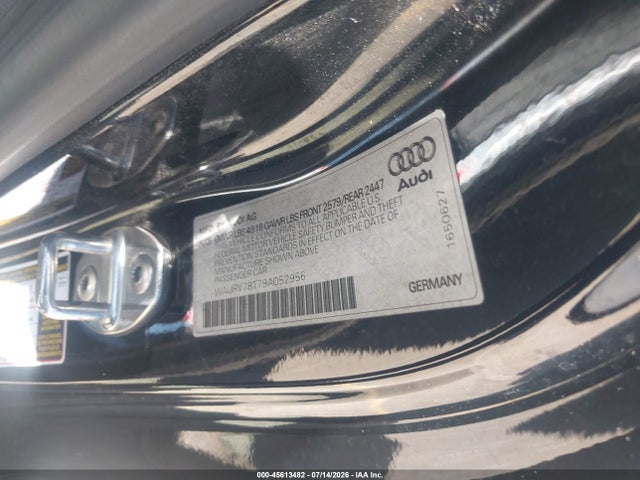 Aukcja sprzedaży 2009 Audi S5 4.2l, vin: WAURV78T79A052956, numer aukcji: 45613482