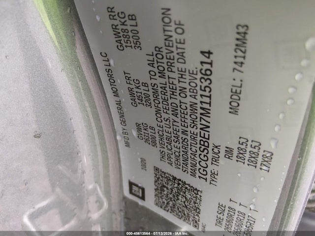 Chevrolet Colorado 2021 1GCGSBEN7M1153614 Image 9