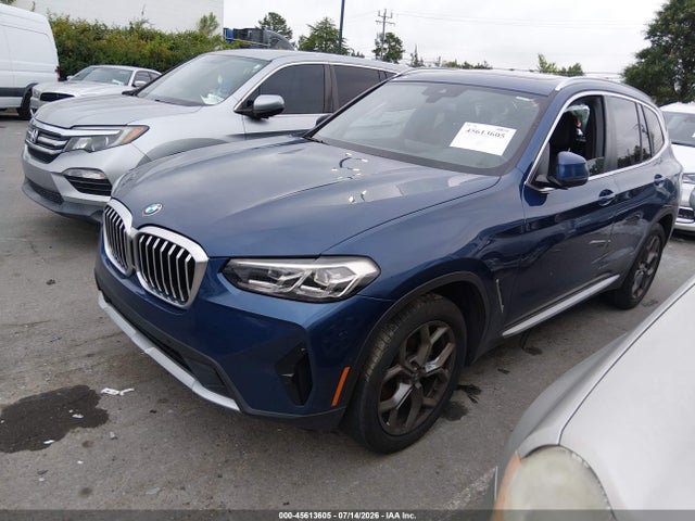 45613605 :رقم المزاد ، 5UX53DP04N9J91014 vin ، 2022 Bmw X3 Xdrive30i مزاد بيع