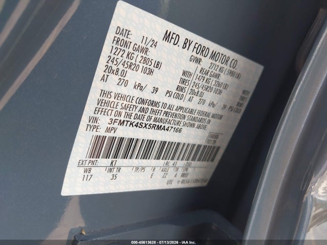 Ford Mustang Mach-e Gt 2024 3FMTK4SX5RMA47166 Image 9