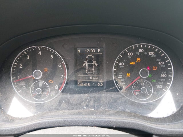 2012 Volkswagen Passat 2.5l Se მანქანა იყიდება აუქციონზე, vin: 1VWBH7A30CC050660, აუქციონის ნომერი: 45613653