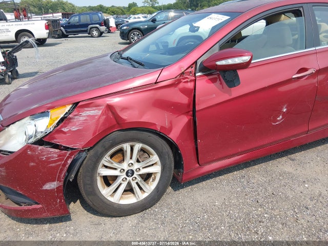 2014 Hyundai Sonata Gls მანქანა იყიდება აუქციონზე, vin: 5NPEB4AC3EH861666, აუქციონის ნომერი: 45613737