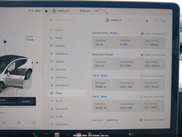 Aukcja sprzedaży 2024 Tesla Model Y Long Range Single Motor Rear-wheel Drive/rwd, vin: 7SAYGDED1RF011396, numer aukcji: 45613908