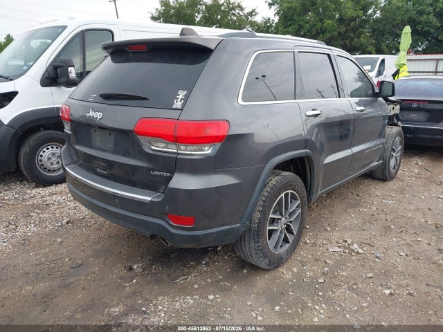 Продажа на аукционе авто 2018 Jeep Grand Cherokee Limited 4x2, vin: 1C4RJEBG5JC339879, номер лота: 45613963