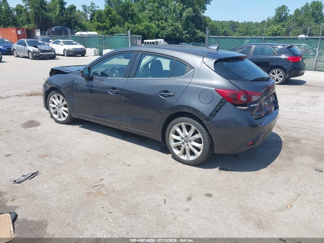 2015 Mazda Mazda3 S Grand Touring მანქანა იყიდება აუქციონზე, vin: JM1BM1M32F1259308, აუქციონის ნომერი: 45614026