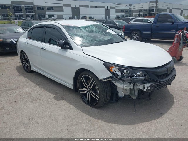 2017 Honda Accord Sport Se მანქანა იყიდება აუქციონზე, vin: 1HGCR2F10HA075674, აუქციონის ნომერი: 45614056